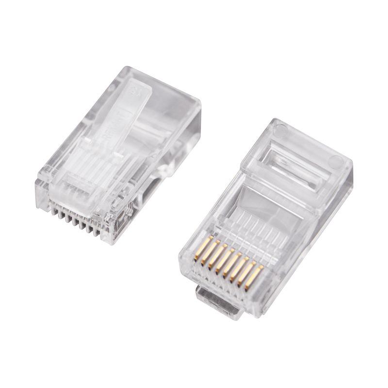 Коннектор RJ45 (8P8C) кат.5E (уп.100шт) Rexant 05-1021