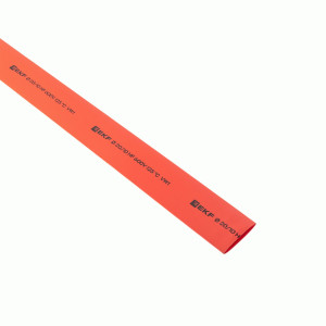Термоусаживаемая трубка ТУТ 20/10 красная EKF (tut-20-r)