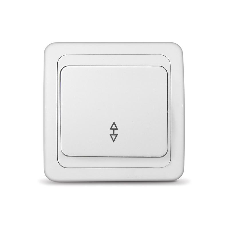 Переключатель проходной 1-кл. СП Валери 10А IP20 бел. UNIVersal В0025