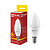 Лампа светодиодная LED-СВЕЧА-VC 8Вт свеча 3000К тепл. бел. E14 760лм 230В IN HOME 4690612020426
