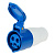 Розетка 213 переносная 2P+PE 16А 220В IP44 Rexant 11-8918